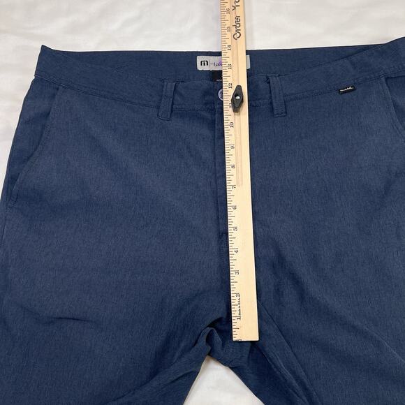 Travis Mathew Golf Shorts Size 36 Navy Blue Stretch Performance Lightweight Dad - Picture 6 of 12